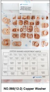 NO.566(12-2) Copper Washer  Assortment 30 Kinds Model,